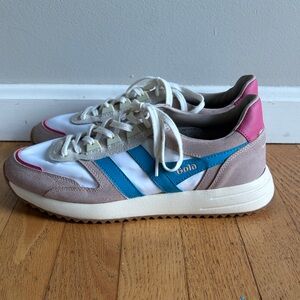 Gola Women's Sneakers in Pink, Blue, and White